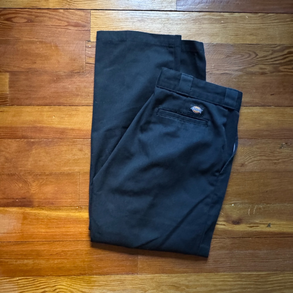 Dickies Women's Straight Leg Work Pants in Dark Charcoal - Picture 3 of 3
